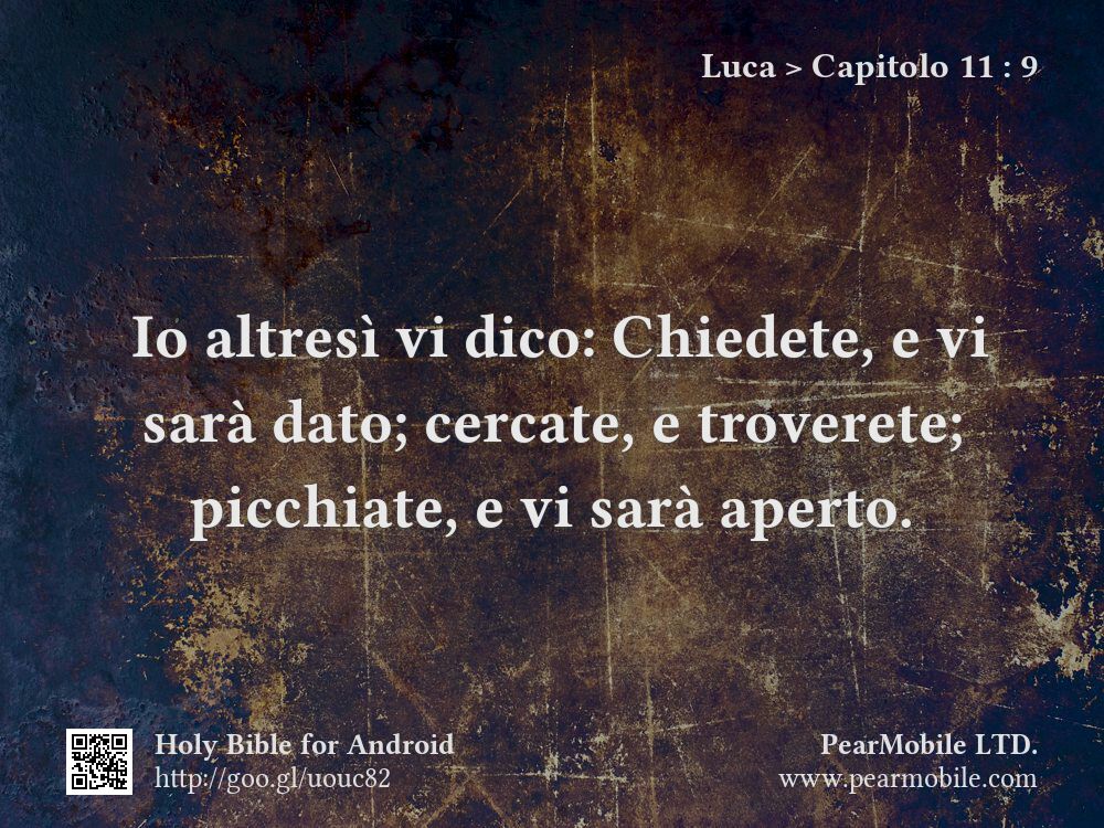 Luca, Capitolo 11:9